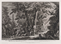 KG 01111
<br/>
Adam en Eva en de zondeval (serie 12 bladen)
<br/>
<em>Ridinger, Johann Elias (1698-1767)</em>